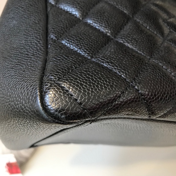 Authentic Chan GST Black Silver Hardware - Picture 6 of 8